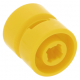 LEGO kerék/kerékbelső Ø 11mm x 12mm, sárga (6014b)